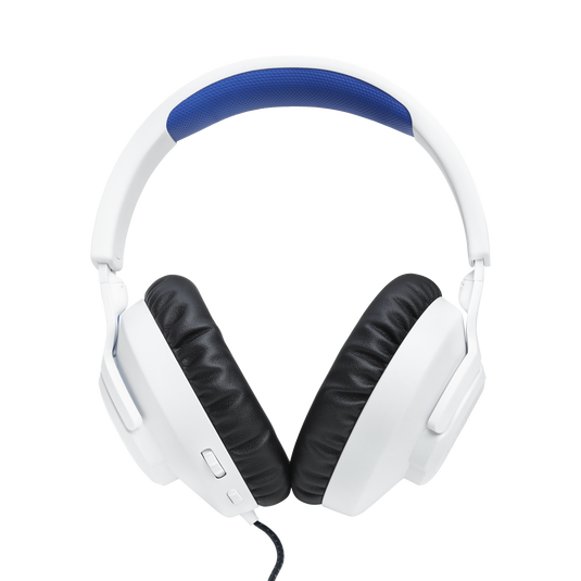 JBL Quantum 100P Console - White - Wired over-ear gaming headset with a detachable mic - Back image number null
